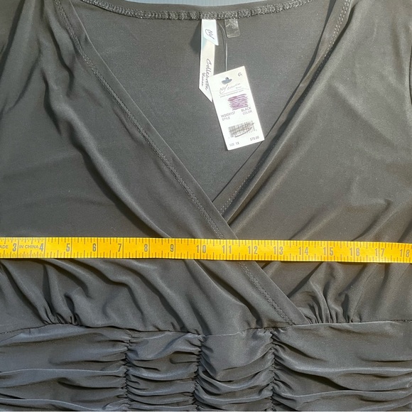 NY COLLECTION WOMAN SIZE 1X BLACK DRESS - Picture 6 of 9